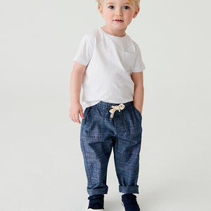 Blue Loose Fit Utility Pull-On Trousers (3mths-5yrs) - Allsport