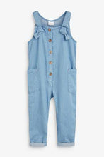 Load image into Gallery viewer, Denim Blue Jumpsuit With Headband - Allsport
