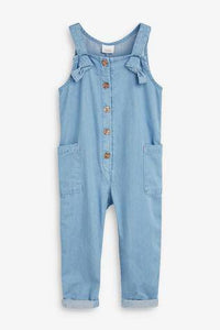 Denim Blue Jumpsuit With Headband - Allsport