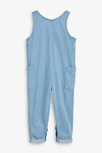 Load image into Gallery viewer, Denim Blue Jumpsuit With Headband - Allsport
