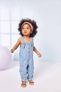 Denim Blue Jumpsuit With Headband - Allsport