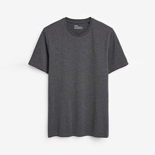 Load image into Gallery viewer, Charcoal Grey Marl Crew Regular Fit  T-Shirt - Allsport
