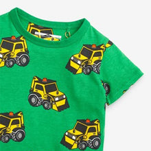 Load image into Gallery viewer, Green Digger All Over Printed T-Shirt (3mths-5yrs) - Allsport
