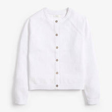 Load image into Gallery viewer, White Cardigan (3-12yrs) - Allsport
