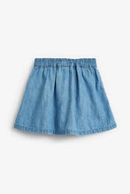 Load image into Gallery viewer, Mid Blue Denim Frill Pocket Skirt - Allsport
