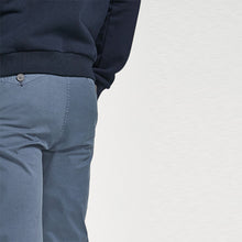 Load image into Gallery viewer, Blue Tapered Fit Casual Chino Trousers - Allsport
