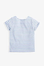 Load image into Gallery viewer, Blue Stripe Unicorn T-Shirt - Allsport
