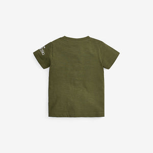 Khaki Green Lion King T-Shirt (3mths-5yrs) - Allsport