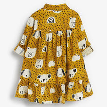 Load image into Gallery viewer, Organic Cotton Printed Shirt Dress (3mths-6yrs) - Allsport
