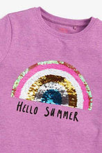 Load image into Gallery viewer, Purple Flippy Sequin Watermelon T-Shirt - Allsport
