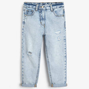 Bleached Mom Jeans (3-12yrs) - Allsport