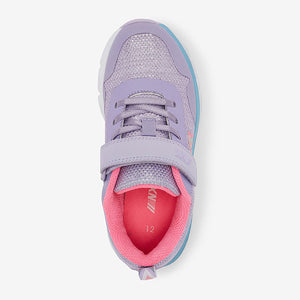 Lilac Purple / Pink Runner Trainers (Younger Girls) - Allsport