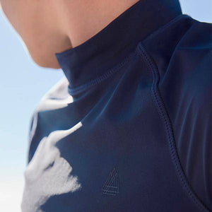 Navy Short Sleeve Sunsafe Rash Vest (1.5-12yrs) - Allsport