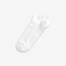 Load image into Gallery viewer, 10 Pack White Trainer Socks (Men)
