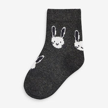 Load image into Gallery viewer, Monochrome Bunny Baby 7 Pack Socks (0mths-2yrs) - Allsport
