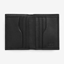 Load image into Gallery viewer, Black Leather Cardholder Wallet
