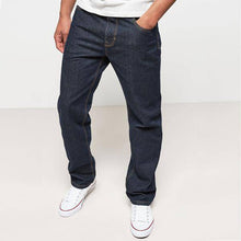 Load image into Gallery viewer, Dark Wash Straight Fit Cotton Rigid Jeans - Allsport
