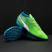 Load image into Gallery viewer, PUMA ONE 18.4 TT Green Gecko FOOTBALL SHOES - Allsport
