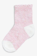 Load image into Gallery viewer, Pink Floral Socks Five Pack  (up to 2 yrs) - Allsport
