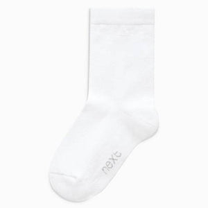 White 7 Pack Socks - Allsport