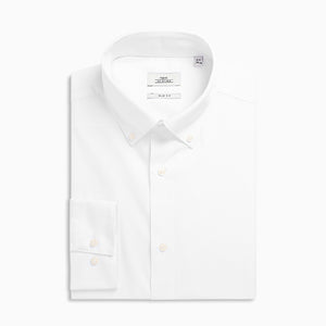 2PK White Button Down Collar Shirts - Allsport