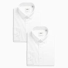 Load image into Gallery viewer, 2PK White Button Down Collar Shirts - Allsport
