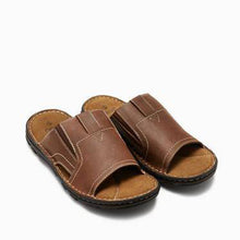Load image into Gallery viewer, 175244 BROWN LTH MULE 44 SANDALS - Allsport
