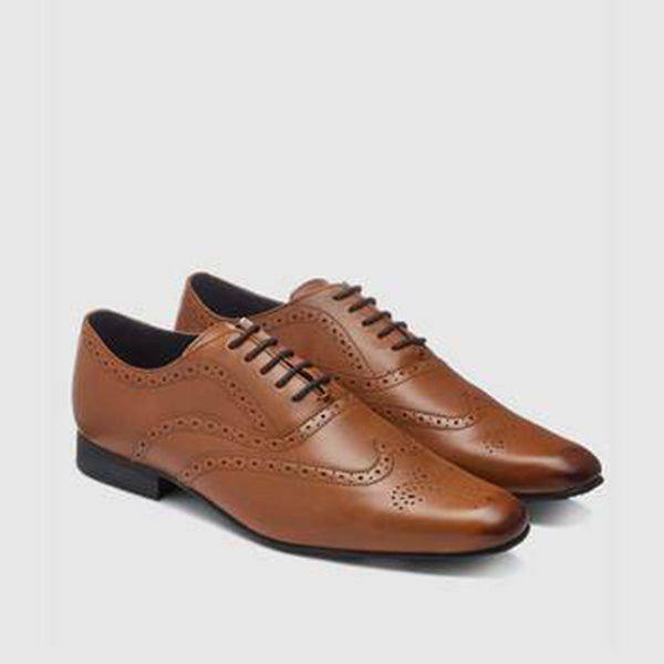 178002 PS TAN BROGUE 8 EU 42 FORMAL SHOES - Allsport