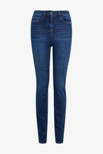Load image into Gallery viewer, Dark Blue High Waist Authentic Skinny Jeans - Allsport
