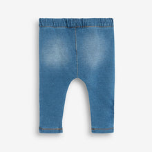 Load image into Gallery viewer, Baby Blue Denim Washed Leggings - Allsport
