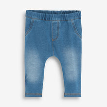 Load image into Gallery viewer, Baby Blue Denim Washed Leggings - Allsport
