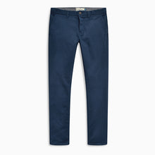 Load image into Gallery viewer, Dark Blue Skinny Fit Stretch Chinos - Allsport

