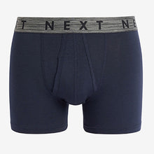 Load image into Gallery viewer, Signature Blue /Grey  A-Front Boxers 4 Pack
