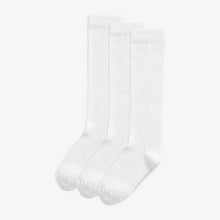 Load image into Gallery viewer, 3 Pack Pointelle Knee High Socks - Allsport

