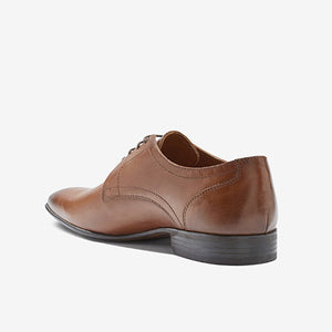 193365 TAN PLAIN DERBY 43 FORMAL SHOES - Allsport