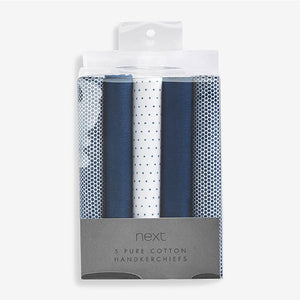 Blue Handkerchiefs Five Pack