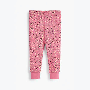 Pink/Blue 3 Pack Cotton Snuggle Pyjamas With Appliqué Unicorn (9mths-8yrs) - Allsport