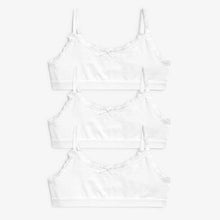 Load image into Gallery viewer, White Crop Tops Three Pack (Older) - Allsport
