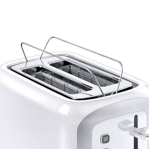 2 Slices White Toaster - Allsport