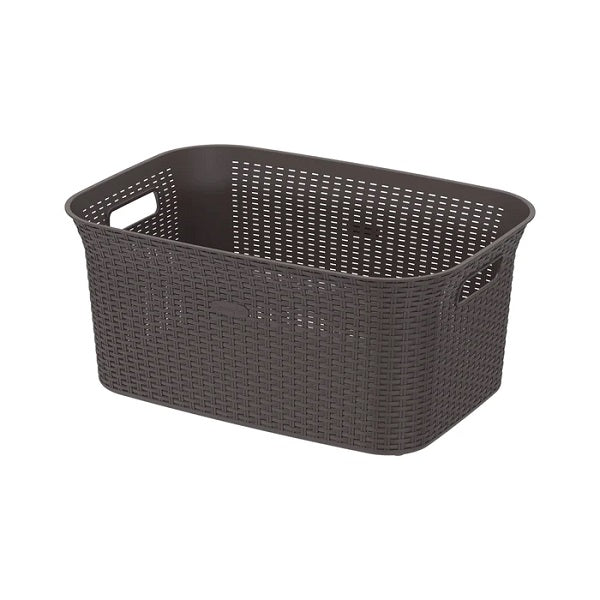 COSMOPLAST 50L Cedarattan Laundry Basket - IFHHLA377