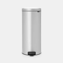 Load image into Gallery viewer, Brabantia Pedal Bin newIcon 30 litre - Metallic Grey
