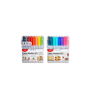 Monami Fabric Marker 470 Set A-2 (16 Colors)