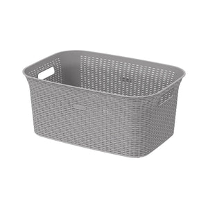 COSMOPLAST 50L Cedarattan Laundry Basket - IFHHLA377