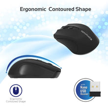 Load image into Gallery viewer, 2.4GHz Wireless Ergonomic Optical Mouse
