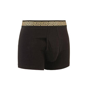 Black Gold Pattern Waistband A-Fronts Four Pack - Allsport