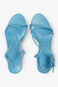 Blue Strappy Sandals - Allsport
