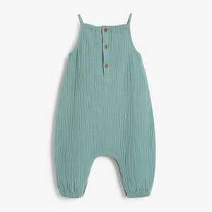 ROMPER TEAL CRINKLE - Allsport