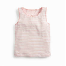 Load image into Gallery viewer, Pink/White Star/Stripe 5 Pack Vests (1.5-12yrs)
