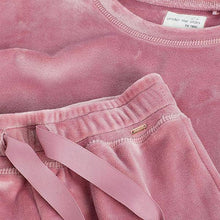 Load image into Gallery viewer, Pink Velour Jogger Set (3-12yrs) - Allsport
