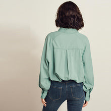 Load image into Gallery viewer, Aqua Blue Oversized Shirt - Allsport
